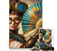Puzzle Steampunk Elegance da 1000 pezzi per adulti, gioco di logica e rompicapo, antistress, taglio preciso, 38x26cm