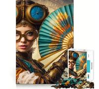 Puzzle Steampunk Elegance da 1000 pezzi per ragazzi, gioco che stimola la logica e favorisce il gioco rilassante, con bordi di alta qualità e design da collezione 50x75cm