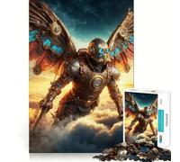 Puzzle Steampunk Guardian da 1000 pezzi per adolescenti, gioco di puzzle per allenare la mente, rilassante, artistico, da assemblare, regalo premuroso 38x26cm