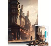 Puzzle Steampunk Parigi da 1000 pezzi per adulti, regalo, gioco di logica fine, svago leggero, bordi puliti, regalo delizioso 38x52cm