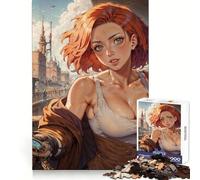 Puzzle Steampunk Sexy Anime da 1000 pezzi per adulti, gioco di logica, divertimento silenzioso, taglio preciso, regalo speciale 38x26cm