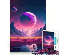 Puzzle Stellar Cosmos Scapes da 1000 pezzi per adolescenti, gioco cognitivo, divertimento lento, bordo premium, Babbo Natale, desiderio, scegli 38x52cm