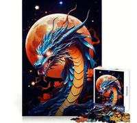 Puzzle Stellar Dragonfire da 1000 pezzi per adolescenti, gioco che stimola la logica e favorisce il gioco rilassante, con bordi di alta qualità e grafica da collezione 50x75cm