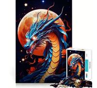 Puzzle Stellar Dragonfire da 1000 pezzi per ragazzi, gioco di logica, leggero e rilassante, taglio preciso, regalo classico 38x26cm