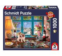 Puzzle Steve Read - Al tavolo dei puzzle - 1000 pezzi - Schmidt 58344