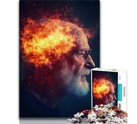 Puzzle Storm Brain da 1000 pezzi per adulti e adolescenti, aiuta il cervello a esercitare i giocattoli avvincenti per coltivare la pazienza e l'interazione genitore-figlio, 50x75cm