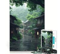 Puzzle "Strada piovosa" per adulti, 1000 pezzi, stimola la memoria, divertente da assemblare, oggetto da collezione (50x75cm)