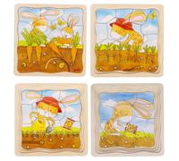 Puzzle stratificato Coniglietto e carote
