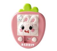Puzzle Strawberry Slide - Huarong Road Strategy Puzzle, Giocattolo di Teaser Cerebrale Interessante | Logica Educativa Colorata con Parti Mobili, Gioco di Apprendimento Divertente per il