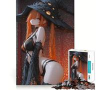 Puzzle "Strega dai Molti Occhi" da 1000 pezzi,gioco stimolante per la mente,incastro perfetto,intrattenimento domestico confortevole per tutti (38x52cm)