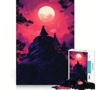 Puzzle "Strega della Notte" per adulti,1000 pezzi,gioco di abilità,fustellatura di alta precisione,sfida divertente per il tempo libero (50x75cm)
