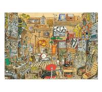 Puzzle Studio musicale pazzo di Mattias Adolfsson, 1000 pezzi