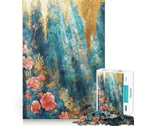 Puzzle subacqueo da 1000 pezzi,divertente per allenare la mente,con componenti robusti e ben definiti,ideale per momenti di svago in casa (38x52cm)