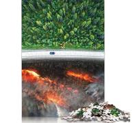 Puzzle sul riscaldamento globale, sfida difficile, puzzle in cartone riciclato al 100%, per donne e uomini, regali per la festa della mamma, 1000 pezzi (75x50 cm)