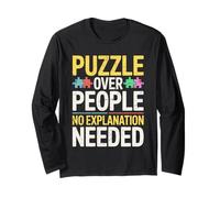 Puzzle sulle Persone Nessuna spiegazione necessaria Maglia a Manica