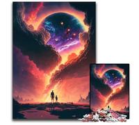 Puzzle Sunset Fantasy per adulti, puzzle difficili da 1000 pezzi per adulti, per decorazioni per la casa, allenamento del cervello e regali per le feste, 50x75CM/19,68x29,52 pollici.