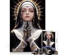 Puzzle "Suora Ribelle" per adulti, 1000 pezzi, per migliorare la memoria, alleviare lo stress, assemblare, regalo memorabile (38x52cm)