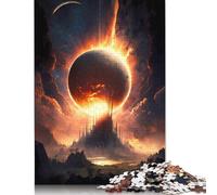 Puzzle Super Eclissi Solare da 1000 pezzi per adulti, puzzle antistress, regalo per adulti, per donne e uomini, 1000 pezzi (75x50 cm)