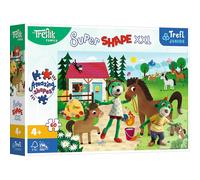 Puzzle Super Shape xxl Treflies nella fattoria dei cavalli 60 pezzi 1