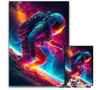 Puzzle Surf con gli Alieni 1000 pezzi per adulti, rompicapo per adolescenti, regalo perfetto per le feste, 26X38CM/10,23x14,96 pollici