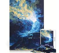 Puzzle surreale astratto con 1000 pezzi per ragazzi, un gioco per allenare la mente, semplice e divertente da assemblare, un regalo prezioso 38x52cm