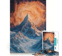 Puzzle surreale di montagna innevata da 1000 pezzi per adulti, puzzle di memoria, sollevamento lento, goditi l'assemblaggio dell'immagine, regalo creativo 50x75cm