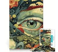 Puzzle surreale Occhio della Natura da 1000 pezzi per adolescenti, stimola la memoria, rilassante e divertente, con un design accattivante e una piacevole sorpresa 38x26cm