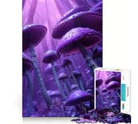 Puzzle surrealista con tema foresta per ragazzi, 1000 pezzi, gioco di logica, passatempo per la casa, taglio preciso, regalo per le feste 38x52cm