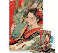 Puzzle "Sussurri del Drago" da 1000 pezzi per adolescenti,divertente per allenare la mente,con pezzi di dimensioni uniformi e precisi,ideale per un'attività di gruppo rilassante al chiuso (50x75cm)