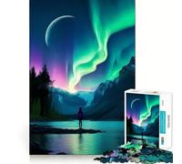 Puzzle "Sussurri del Nord" da 1000 pezzi per adolescenti,divertente per stimolare la mente,con pezzi di dimensioni uniformi e precisi,ideale per un'attività di gruppo rilassante al chiuso (38x26cm)