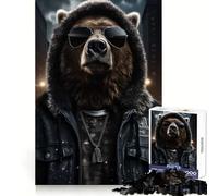Puzzle Swag Grizzly Bear da 1000 pezzi per adolescenti, gioco di puzzle che stimola la mente, passatempo rilassante, taglio preciso, regalo adorabile 38x52cm