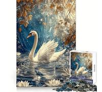 Puzzle Swan Serene da 1000 pezzi per adolescenti, gioco di puzzle che stimola la mente, passatempo rilassante, taglio preciso, regalo delizioso 50x75cm