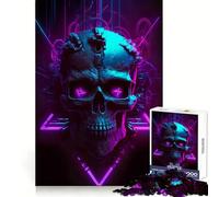 Puzzle Synthwave Sentinel per adolescenti, 1000 pezzi, puro gioco di logica, tranquillo, calmo, pulito, decorazione da parete 38x52cm