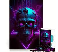 Puzzle Synthwave Sentinel per adulti, 1000 pezzi, gioco stimolante per la mente, divertente e rilassante, con tagli precisi, decorazione da parete 50x75cm