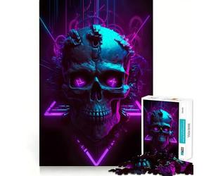 Puzzle Synthwave Sentinel per adulti, 1000 pezzi, gioco stimolante per la mente, divertente e rilassante, con tagli precisi, decorazione da parete 50x75cm