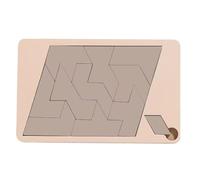 Puzzle Tangram | Giocattoli Educativi In Legno Per Lo Sviluppo Delle Forme Geometriche - Puzzle A Per Lo Sviluppo Mentale - Per Bambini Lavoro Uffici Situazioni Sociali Scuola Aula Casa Familiare Quot