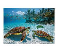 Puzzle Tartaruga Marina, Puzzle 2000 Pezzi Arte per Adulti, Regalos -4815 | Legno, Spessore 2 mm, Giochi per Famiglie, con Scatola e Poster, Accessori Completi, Decorazioni Casa, Dimensioni: 100x71cm