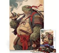 Puzzle Tartaruga Samurai da 1000 pezzi per adulti, gioco stimolante per l'intelletto, divertente e rilassante, con tagli precisi, regalo di Natale (38x52cm)