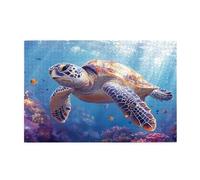Puzzle Tartarughe marine 3000 Pezzi Oceano Adulti, Puzzle di Legno da Principiante, Giochi Divertenti di Intrattenimento in Famiglia, DIY Creativi Hobby Adulti Donna Decorazione Casa Regalo 1T-1532