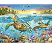 Puzzle Tartarughe Marine XXL 100 pezzi