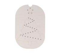 Puzzle tavolo con picchetti in legno con motivo ad albero di Natale per la prima educazione, inserti colorati sensoriali, gioco con vassoio in legno di pioppo, adatto a tutte le