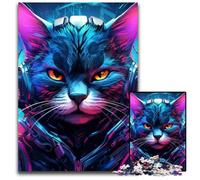 Puzzle Tech Cat da 1000 pezzi per adulti, puzzle per adulti, giocattolo educativo per adolescenti, decorazione per casa e ufficio, 26X38CM/10,23x14,96 pollici.