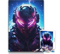 Puzzle Techno Astronaut da 1000 pezzi, gioco di apprendimento per esercitarsi nelle abilità, regalo premuroso per momenti felici, dimensioni 50x75cm