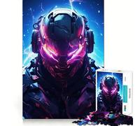 Puzzle Techno Astronauta per adulti, 1000 pezzi, gioco stimolante per la mente, divertente e rilassante, con tagli precisi, decorazione da parete 38x26cm