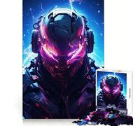 Puzzle Techno Astronauta per adulti, 1000 pezzi, gioco stimolante per la mente, divertente e rilassante, con tagli precisi, decorazione da parete 38x26cm