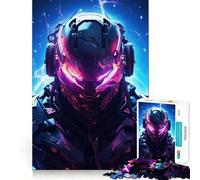 Puzzle Techno Astronauta per ragazzi, 1000 pezzi, gioco stimolante, rilassante, taglio preciso, 38x52cm