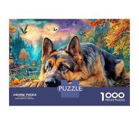 Puzzle tedesco per cani da pastore, 1000 pezzi, puzzle impossibile, perfetto per il relax, 100% cartone riciclato per adulti e bambini, 38 x 26 cm, 1000 pezzi