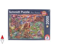PUZZLE TEMATICO SCHMIDT FANTASY DRAGONS TREASURE 2000 PZ