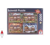 Puzzle SCHMIDT Casetta nelle Quattro Stagioni 2000 Pezzi