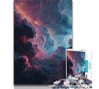 Puzzle "Tempesta di nuvole" per adulti, 1000 pezzi, difficili da completare ma divertenti e divertenti, decorazioni e regali unici per la casa (38x26cm)
